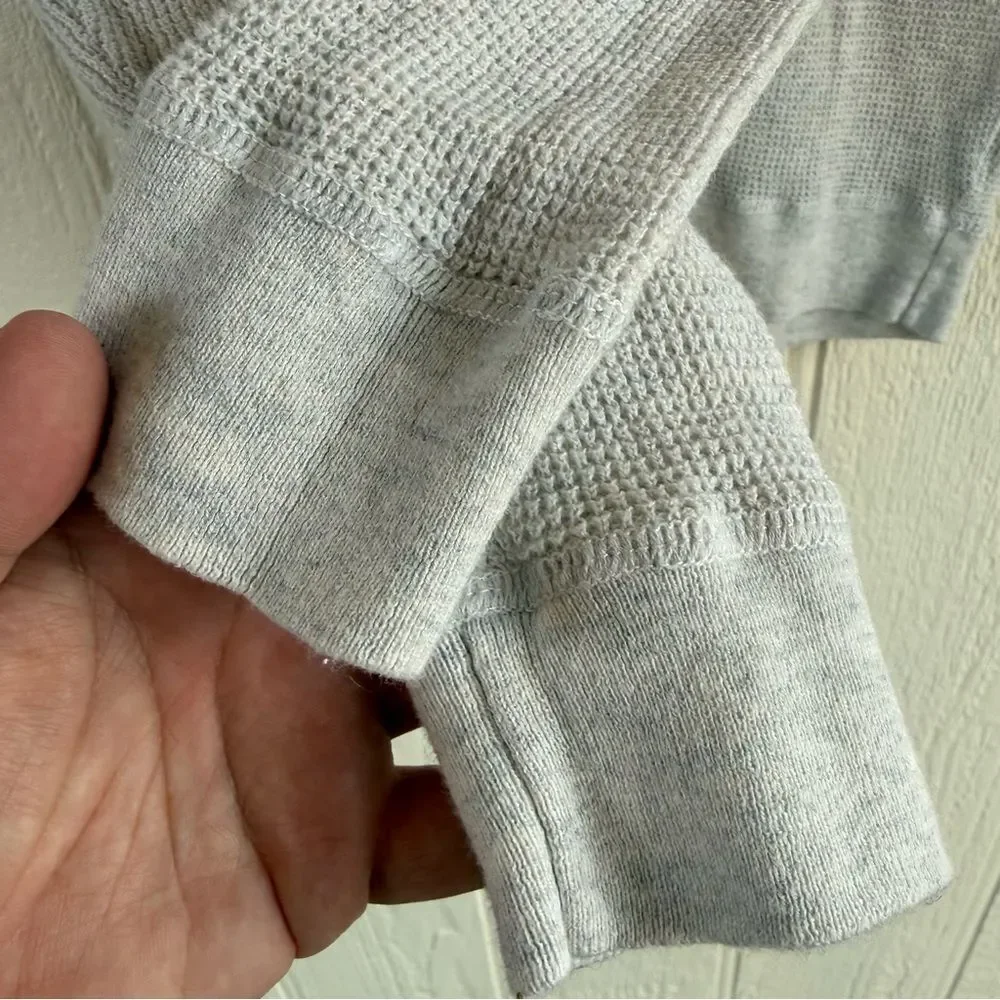 Prana Light Gray Knit Top